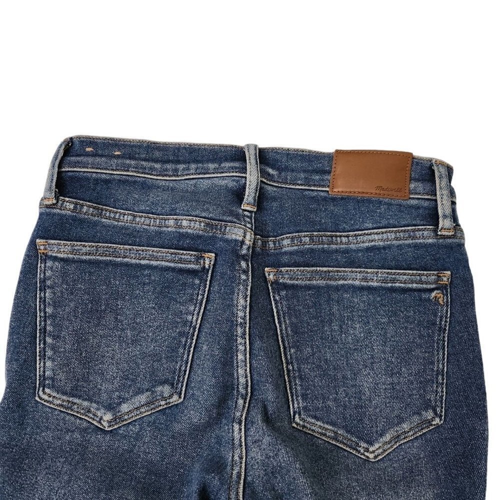 Madewell Jeans Womens 26 Cali Demi Boot Cut Dark Wash Denim Stretch Pockets - Picture 8 of 13
